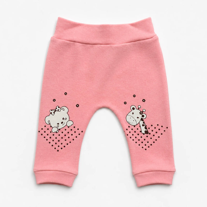Kit 3 Culotes Saruel Suedine sem Pé Estampado — Menina · Ref. 1457