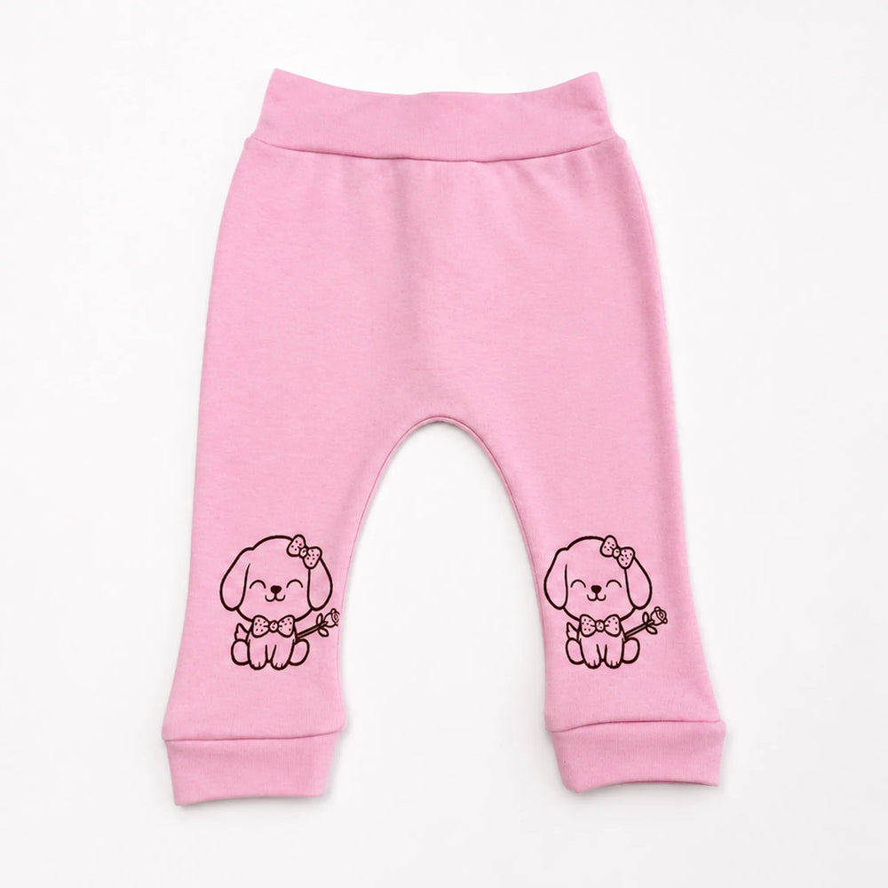 Kit 3 Culotes Saruel Suedine sem Pé Estampado — Menina · Ref. 1465