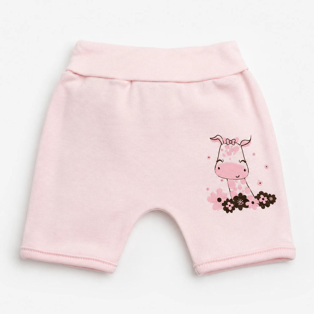 Kit 3 Shorts Saruel Suedine Estampado — Menina · Ref. 1467