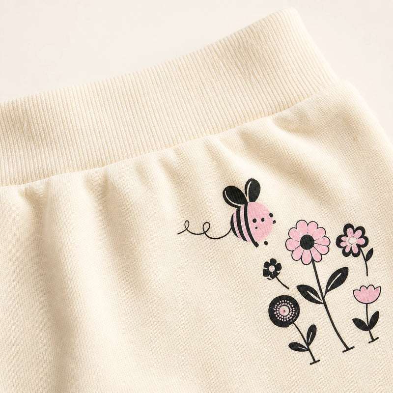 Kit 3 Culotes Saruel Suedine sem Pé Estampado — Menina · Ref. 5053