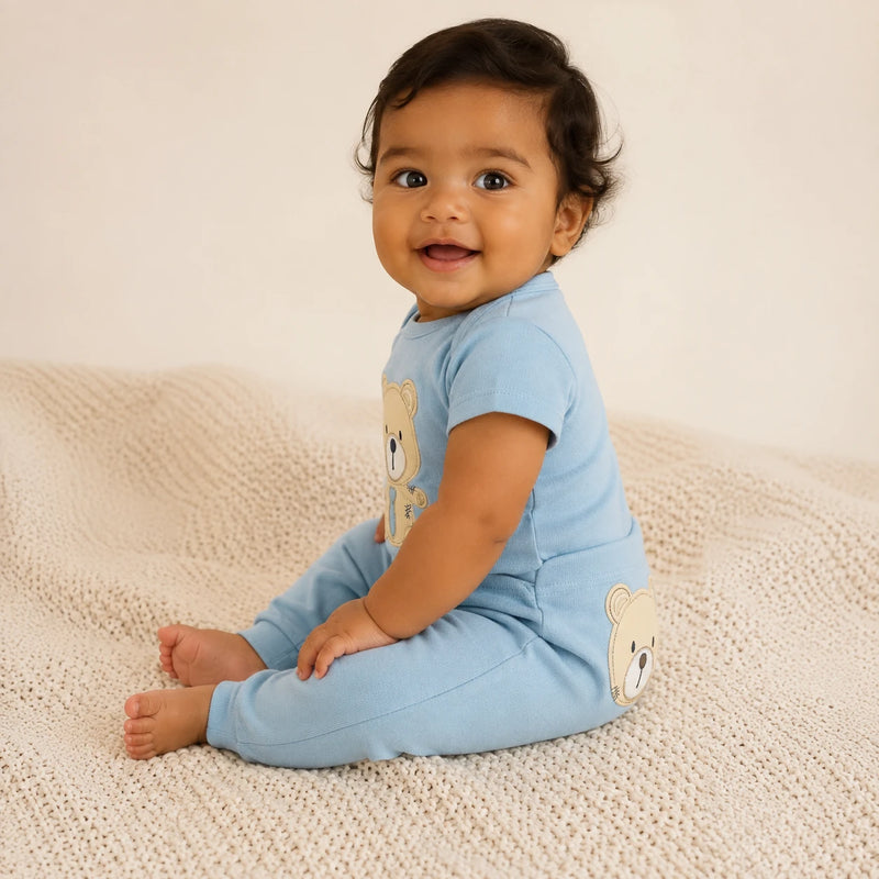 Kit 3 Culotes Saruel Suedine sem Pé Bordado — Menino