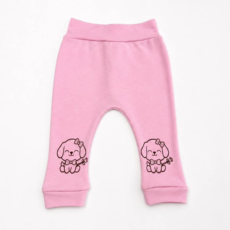 Kit 3 Culotes Saruel Suedine sem Pé Estampado — Menina · Ref. 1465