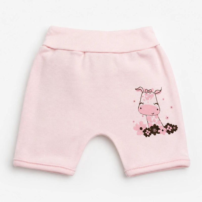 Kit 3 Shorts Saruel Suedine Estampado — Menina · Ref. 1467