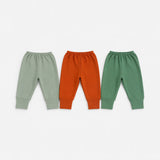 Kit 3 Culotes Suedine com Pé Reversível Liso — Menino · Ref. 1505