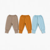 Kit 3 Culotes Suedine com Pé Reversível Liso — Menino · Ref. 1507