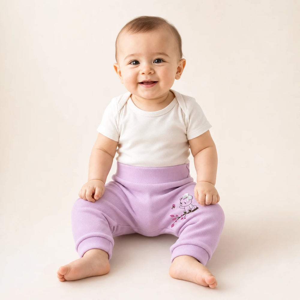 Kit 3 Culotes Saruel Suedine sem Pé Estampado — Menina · Ref. 5051