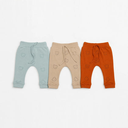 Kit 3 Culotes Saruel Suedine sem Pé Estampado — Menino — a peça de perto: estampa e acabamento