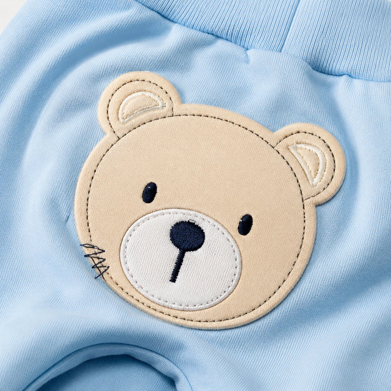 Kit 3 Culotes Saruel Suedine sem Pé Bordado — Menino · Ref. 5097