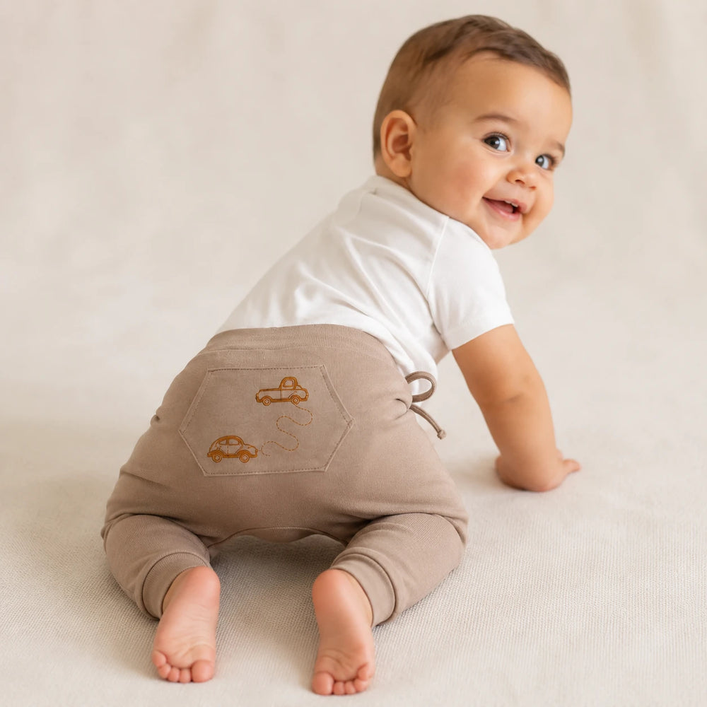 Kit 3 Culotes Saruel Suedine sem Pé Estampado com Bolso — Menino · Ref. 5103