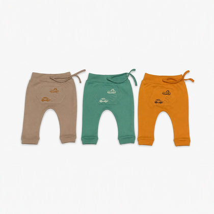 Kit 3 Culotes Saruel Suedine sem Pé Estampado com Bolso — Menino — a peça de perto: estampa e acabamento