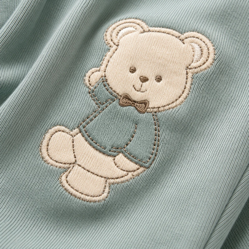 Kit 3 Culotes Saruel Suedine sem Pé Bordado — Menino · Ref. 5107
