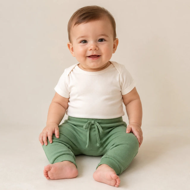 Kit 3 Culotes Saruel Suedine sem Pé Liso — Menino vestido no bebê — caimento real