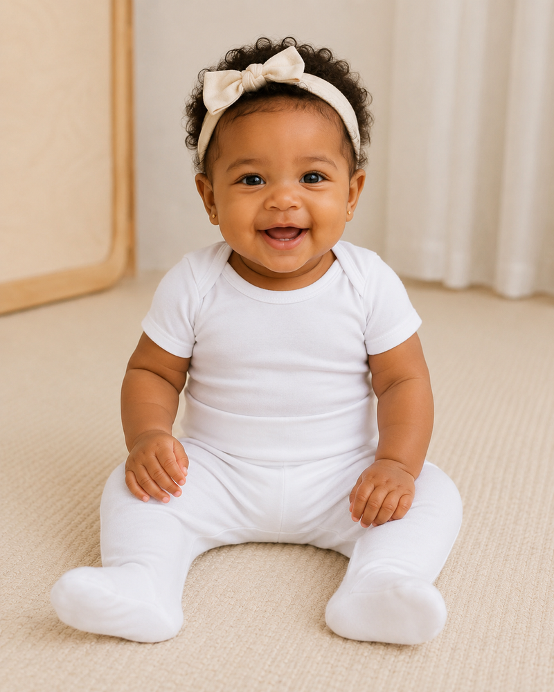 Kit 3 Culotes Suedine com Pé Reversível Liso — Menina