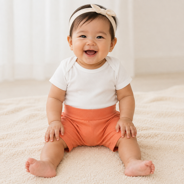 Kit 3 Shorts Saruel Suedine Bordado — Menina vestido no bebê — caimento real