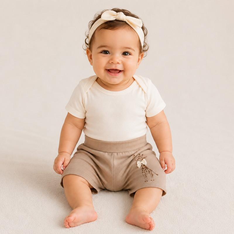 Kit 3 Shorts Saruel Suedine Estampado — Menina