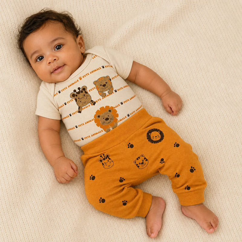 Body Avulso Suedine Manga Curta Estampado — Menino