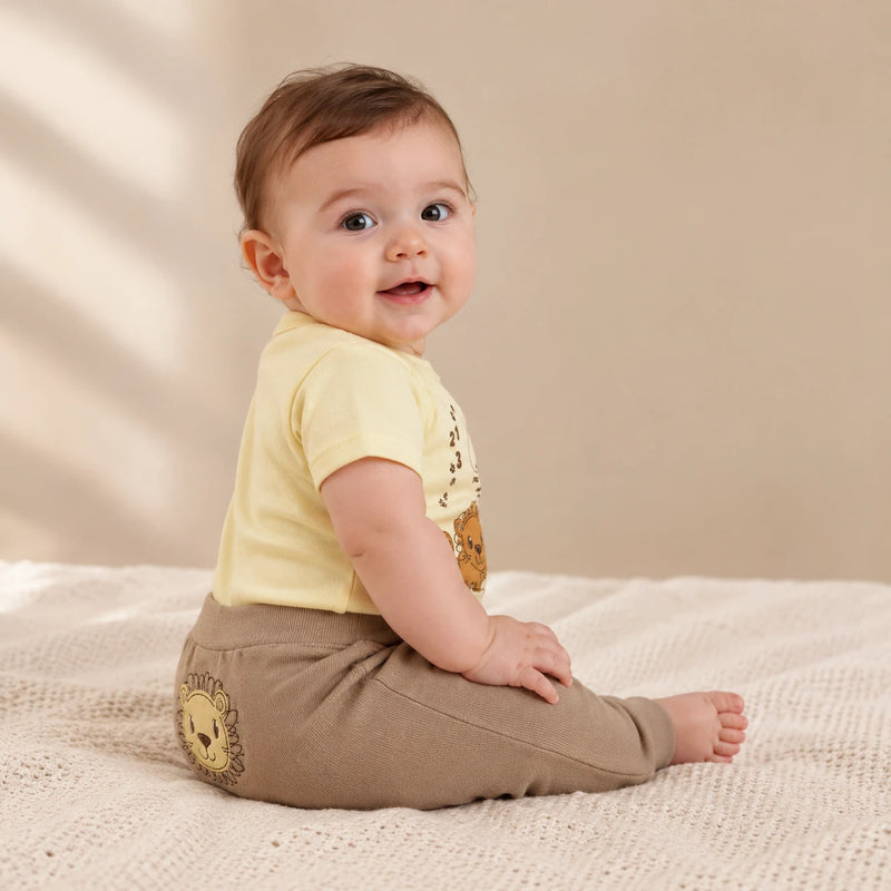Kit 3 Culotes Saruel Suedine sem Pé Bordado — Menino